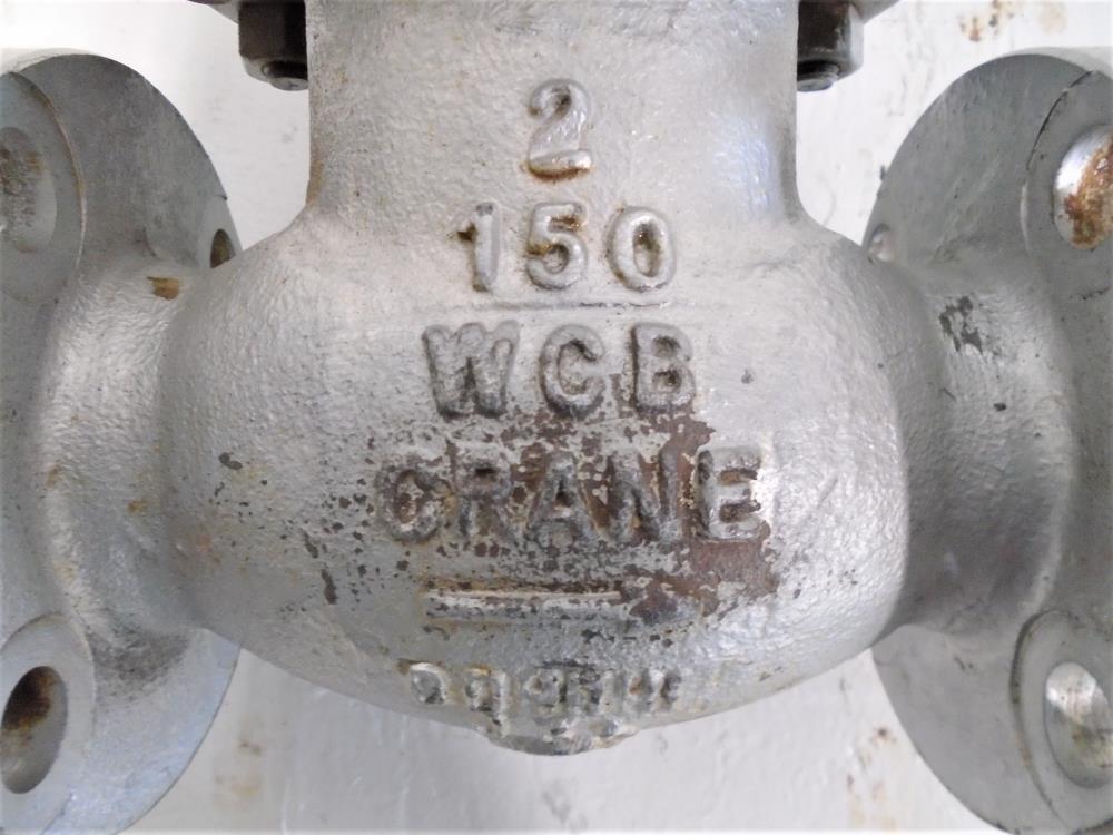 Crane 2" 150# WCB Globe Valve, 143 XU